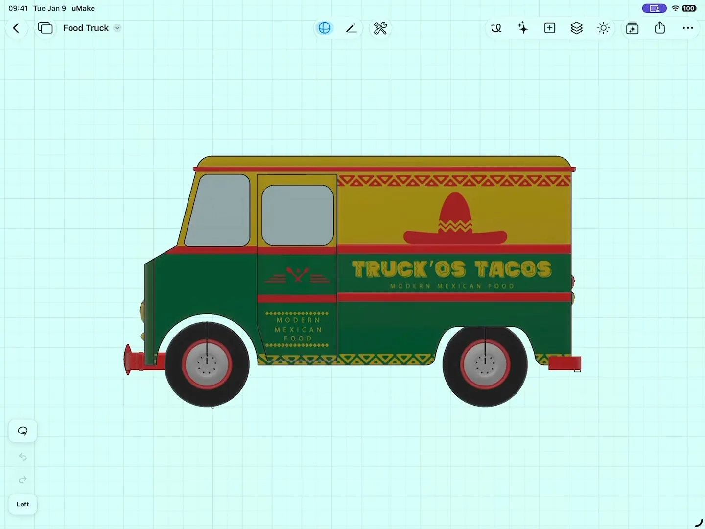 A 3D food truck turned to a new angle on its Space card, then Variations returns six new liveries beside it
